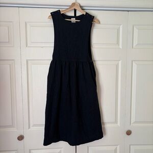 Vintage black wool JG Hook Dress